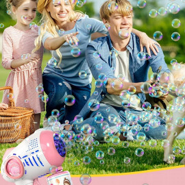 Automatická bublifuková pištoľ Dinosaurs s náplňou