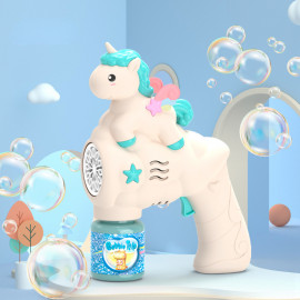 Automatická bublifuková pištoľ Kačička s náplňou