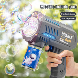 Automatická bublifuková pištoľ Kačička s náplňou