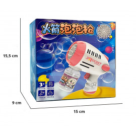 Automatická bublifuková pištoľ Dinosaurs s náplňou