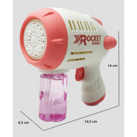 Automatická bublifuková pištoľ Dinosaurs s náplňou