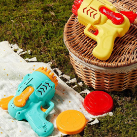 Automatická bublifuková pištoľ Kačička s náplňou