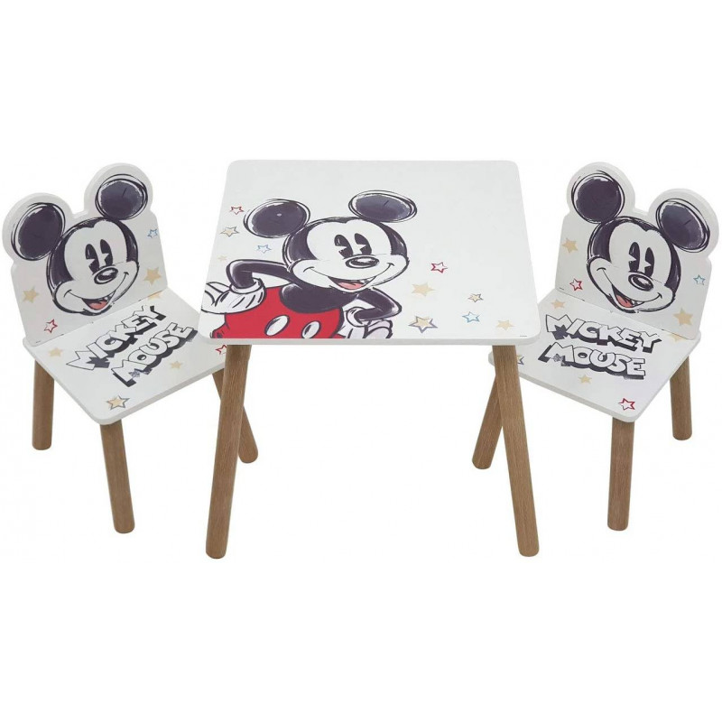 Gyerek asztal székekkel Mickey Mouse