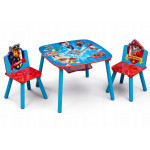 Gyerek asztal székekkel Mancs Őrjárat - mentők