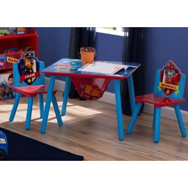 Gyerek asztal székekkel Mancs Őrjárat - mentők