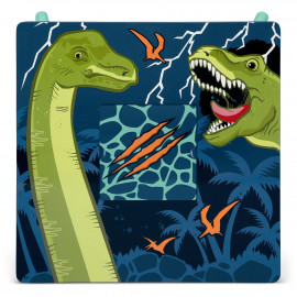 Gyerek asztal székekkel Dínó