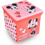 Tárolódoboz fedéllel Minnie Mouse - rózsaszín