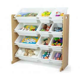 Játéktároló fehér-rózsaszín