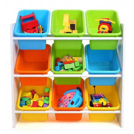 Játéktároló fehér-rózsaszín