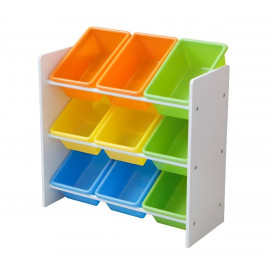 Játéktároló fehér-rózsaszín