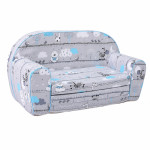 Szétnyitható mini gyerek kanapé - állatkák