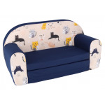 Szétnyitható mini gyerek kanapé Macskák