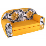 Szétnyitható mini gyerek kanapé Falevelek