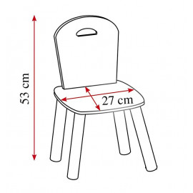 Gyerek asztal székekkel Scandi Gyerek asztal székekkel Scandi