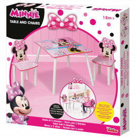 Gyerek asztal székekkel Minnie egér