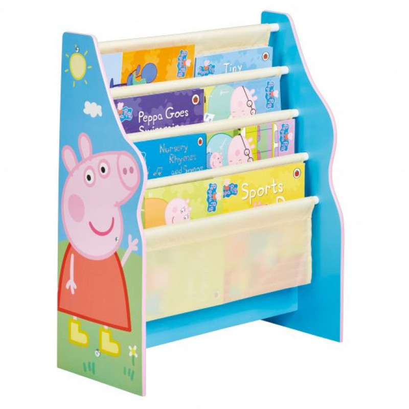 Gyerek könyvespolc Peppa malac Gyerek könyvespolc Peppa malac