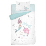 Gyerek ágyneműhuzat Hableány 135x100 cm