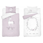 Gyerek bambusz ágyneműhuzat Egyszarvú 135x100 cm