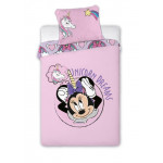 Gyerek ágyneműhuzat Minnie Unicorn 140x200 cm