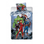 Gyerek ágyneműhuzat Avengers Comics 140x200 cm