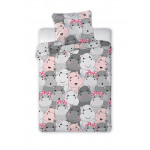 Gyerek ágyneműhuzat Vízilovak 135x100 cm