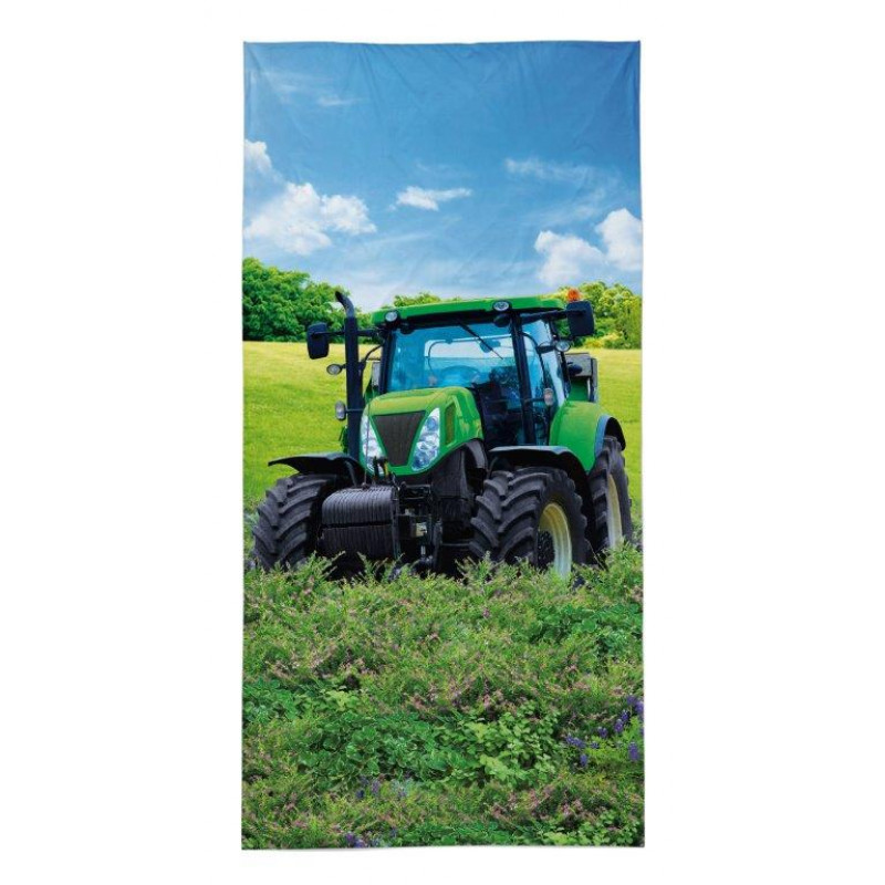 Gyerek törülköző Traktor - zöld 140x70 cm Gyerek törülköző Traktor - zöld 140x70 cm