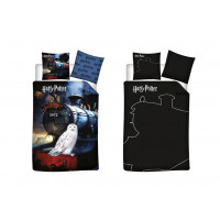 Sötétben világító gyerek ágyneműhuzat Harry Potter 140x200 cm