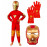 Gyerek Iron man jelmez maszkkal és kesztyűkkel 98-110 S
