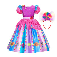 Gyermek jelmez Kis Lány homlokkötővel 110-122 M