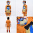 Dětský kostým Five Nights at Freddys Glamrock Freddy Security Breach 134-146 XL