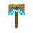 Minecraft Gyémántcsákány 45 cm habzsákos