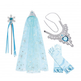 Elsa Frozen kiegészítők szettel és fátyollal