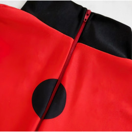 Gyermek katica jelmez parókával és kiegészítőkkel 122-128 méretben Gyermek katica jelmez parókával és kiegészítőkkel 122-128 méretben