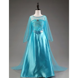 Gyermekruha ELSA prémium hosszú fátyollal és kiegészítőkkel 122-128 L