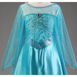 Gyermekruha ELSA prémium hosszú fátyollal és kiegészítőkkel 122-128 L