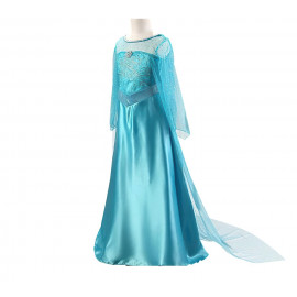 Gyermekruha ELSA prémium hosszú fátyollal és kiegészítőkkel 122-128 L