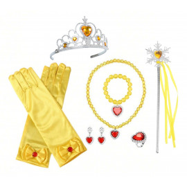 A jégvarázs Elsa ruhája kiegészítőkkel