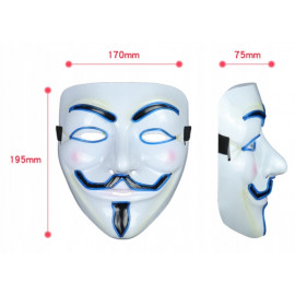 Anonymous fényes maszk