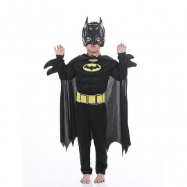 Gyerek páncélos Batman jelmez maszkkal 104-110 S