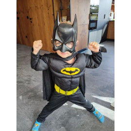 Gyerek páncélos Batman jelmez maszkkal 104-110 S