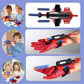 Gyermek Spiderman jelmez lövővel 122-134 L