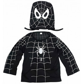 Gyermekruhában pókember fekete 122-134 L