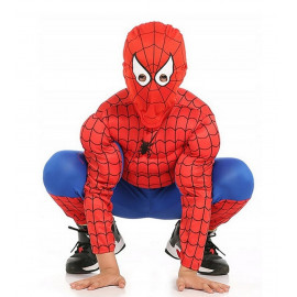 Gyerek Muscle Spiderman jelmez 98-110 S