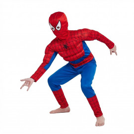 Gyerek Muscle Spiderman jelmez 98-110 S