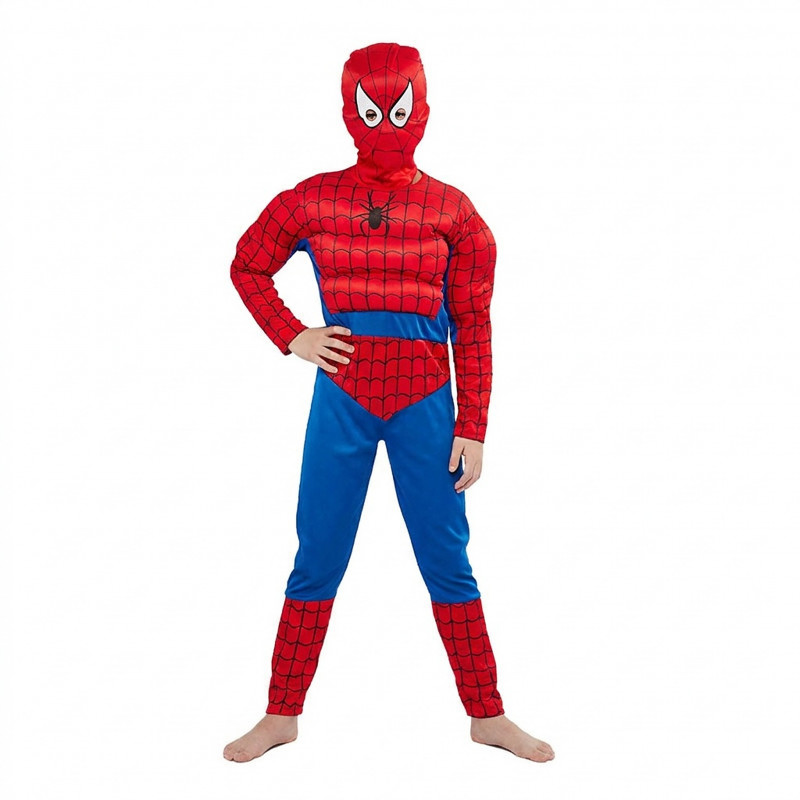 Gyerek Muscle Spiderman jelmez 98-110 S