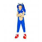 Gyermek jelmez Sonic maszkkal és kesztyűvel 104-110 S