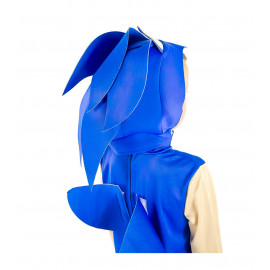 Gyerek Sonic jelmez maszkkal és kesztyűkkel 122-128 M