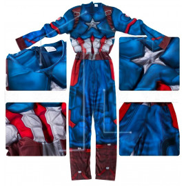 Gyerek Sötét Amerika Kapitány jelmez 110-122 M