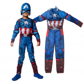 Gyerek jelmez Izmos Kapitány Amerika 122-134 L
