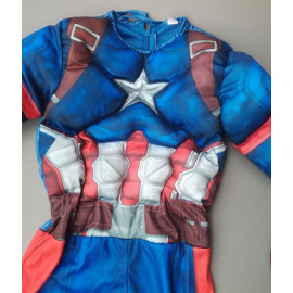 Gyerek jelmez Izmos Kapitány Amerika 122-134 L